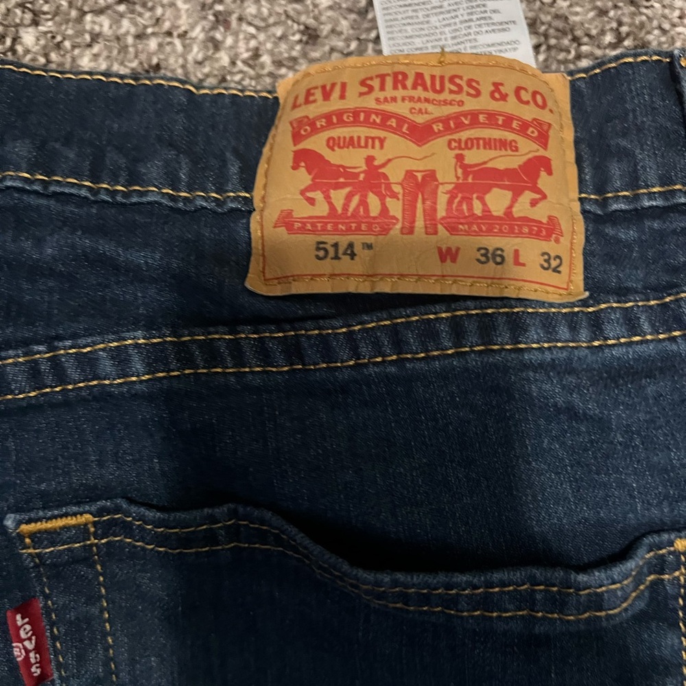 Levi's Blue Straight Jeans Classic Indigo
